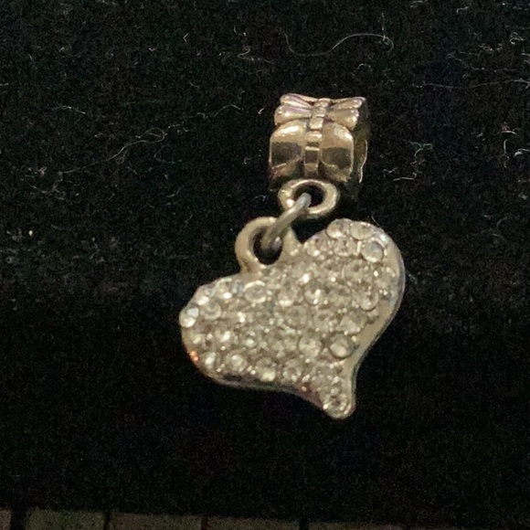 Silpada Vintage Silver Heart Charm Pendant, used for display only. - Picture 8 of 8